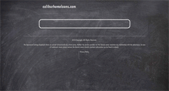 Desktop Screenshot of caliburhomeloans.com